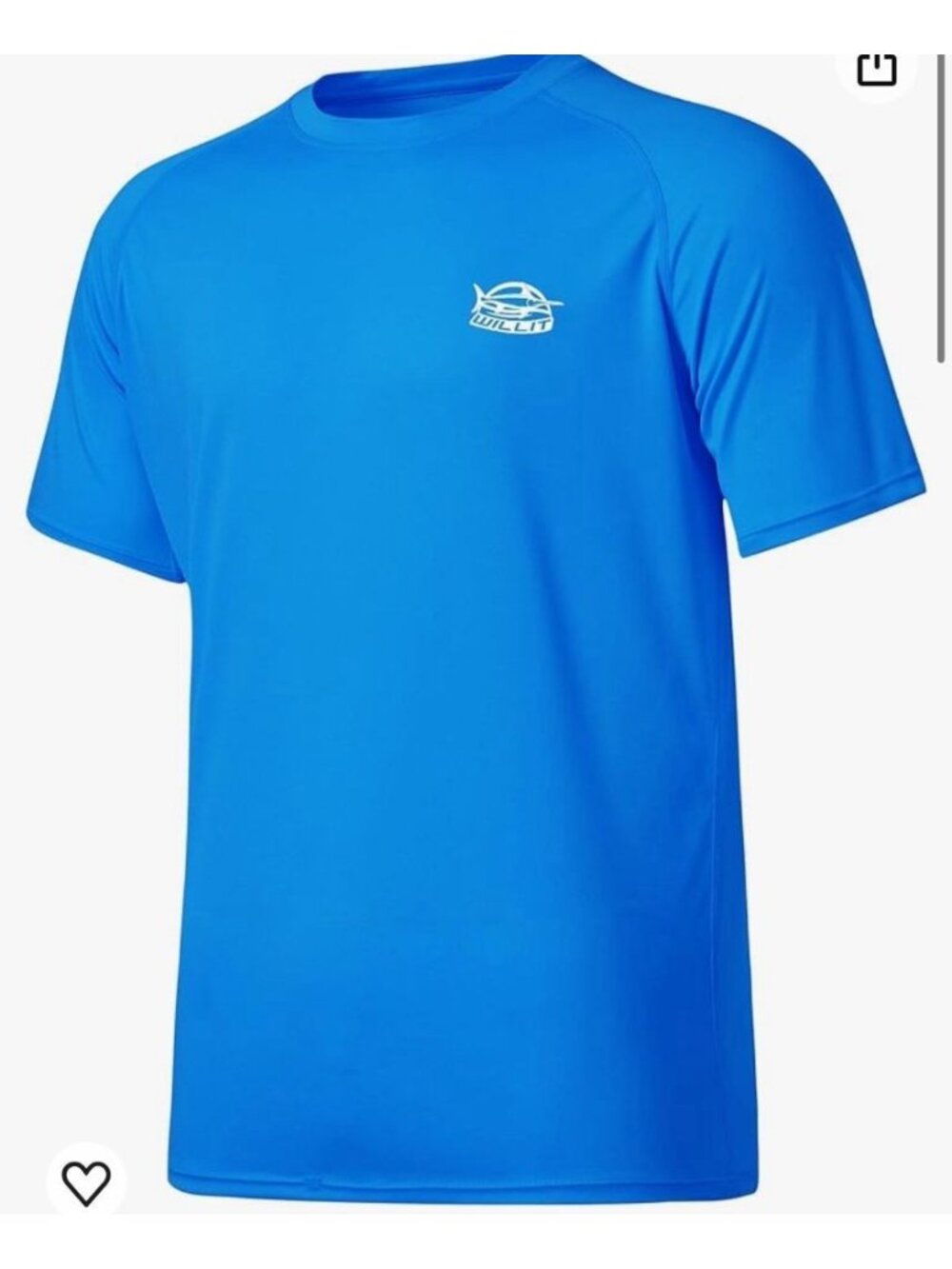 NEW Willit Men's UPF 50+ Sun Protection Shirt Rashguard Hiking Beach Swim size M